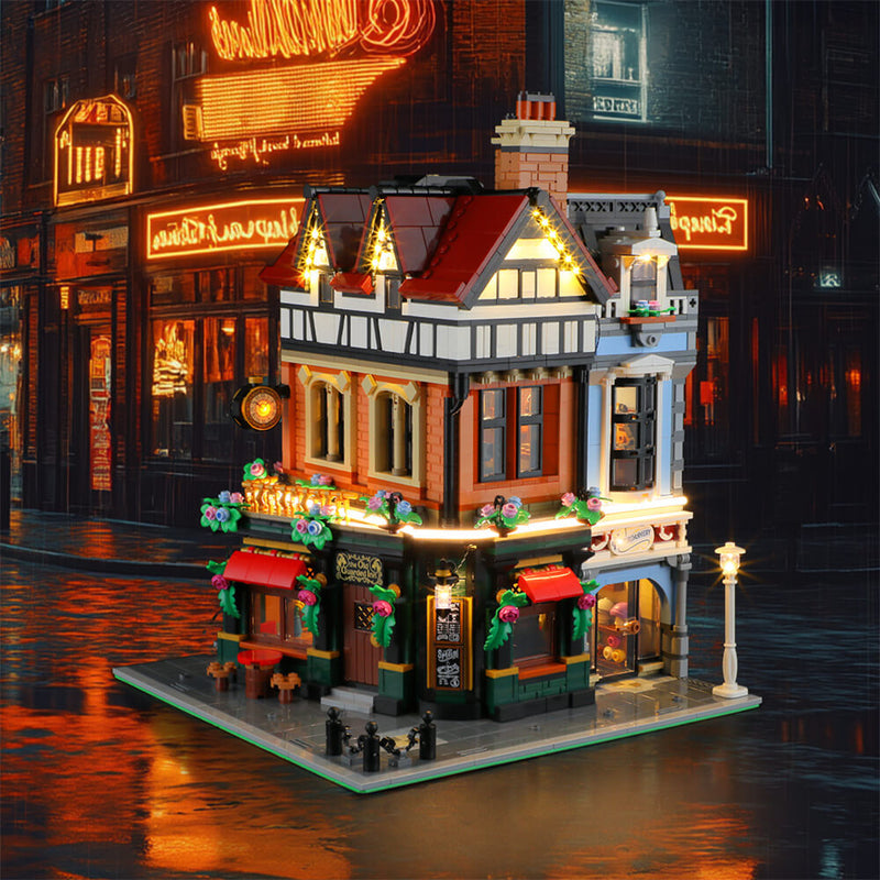 BriksMax 2.0 Light Kit for LEGO Tudor Corner 10350 | BriksMax