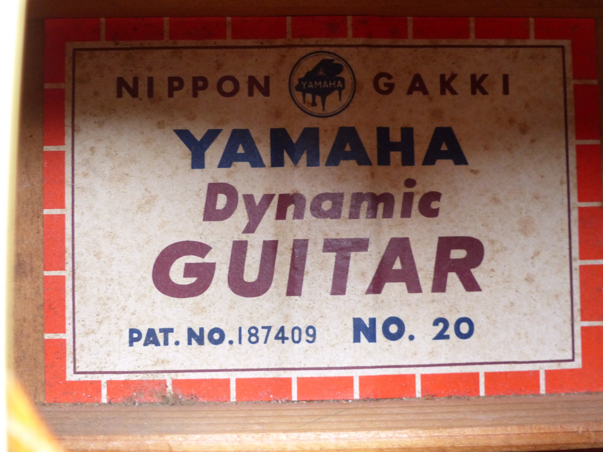 YAMAHA '62 Dynamic Guitar No,20 – 京町家のギターショップ ライトニン