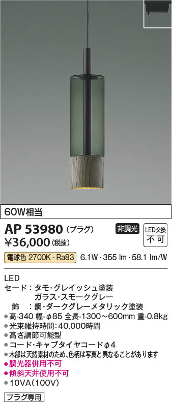 Koizumi コイズミ照明 ペンダント AP53980 | 商品紹介 | 照明器具の
