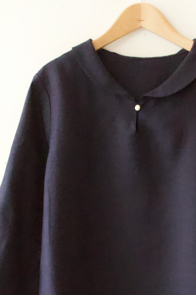 プロダクト ブラウス/へちま衿ブラウス