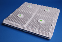 AquaStar 18 x 18 VGB Wave grate w/ vented riser ring - Lincoln