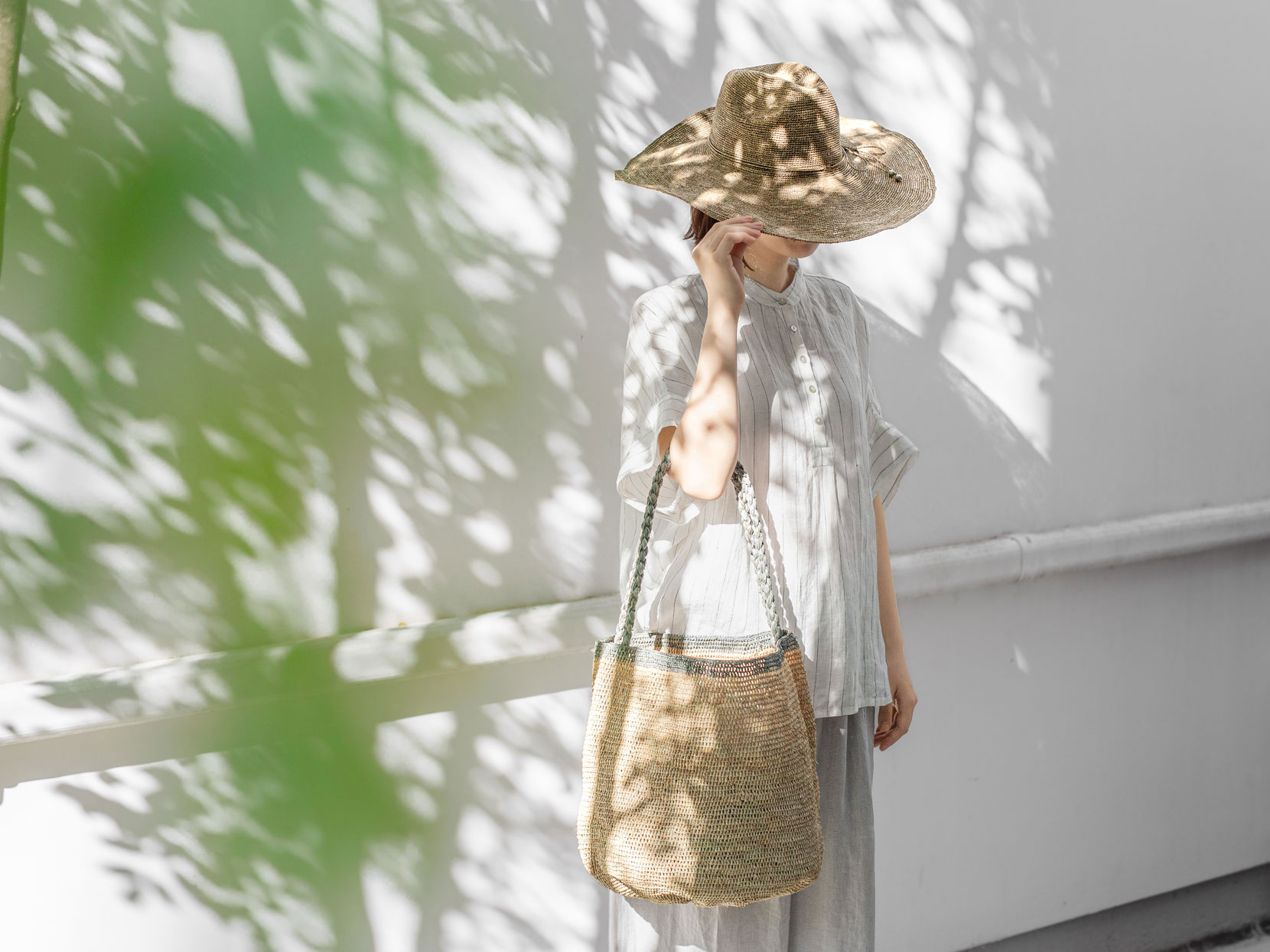 マダガスカルから届いたラフィア素材のバッグ＆ハット | Lino e Lina