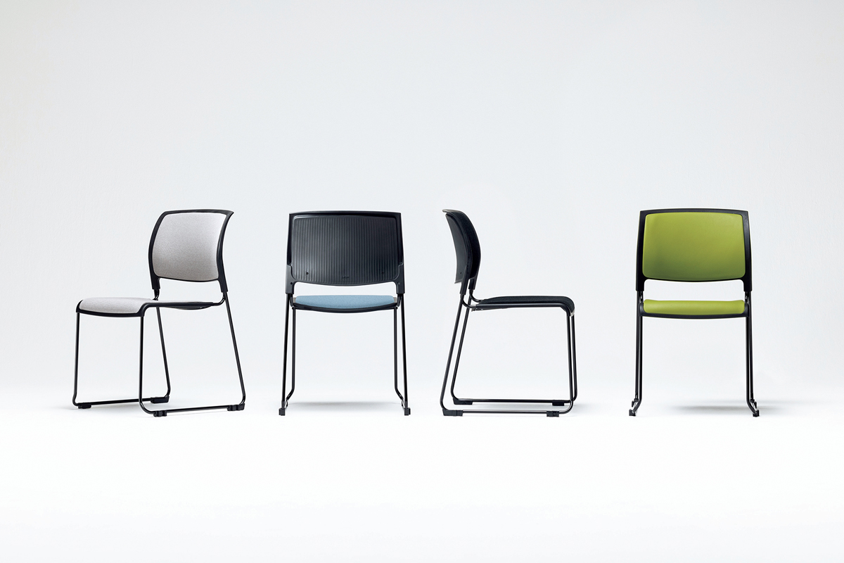 スタッキングチェアー No.1070シリーズ』 新発売～再生樹脂100％、防炎