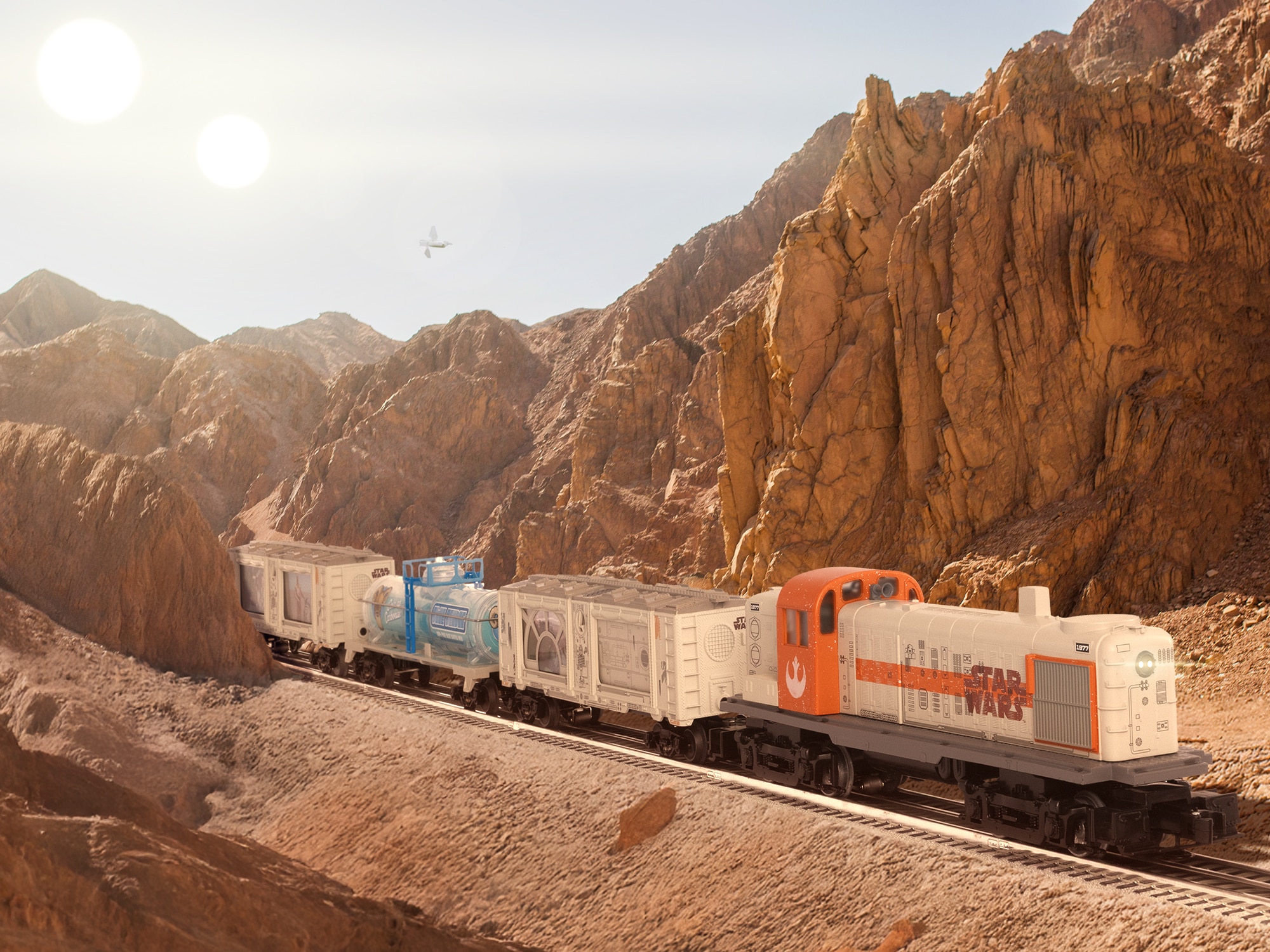 STAR WARS™ Rebel RS-3 LionChief Freight Set with Bluetooth 5.0