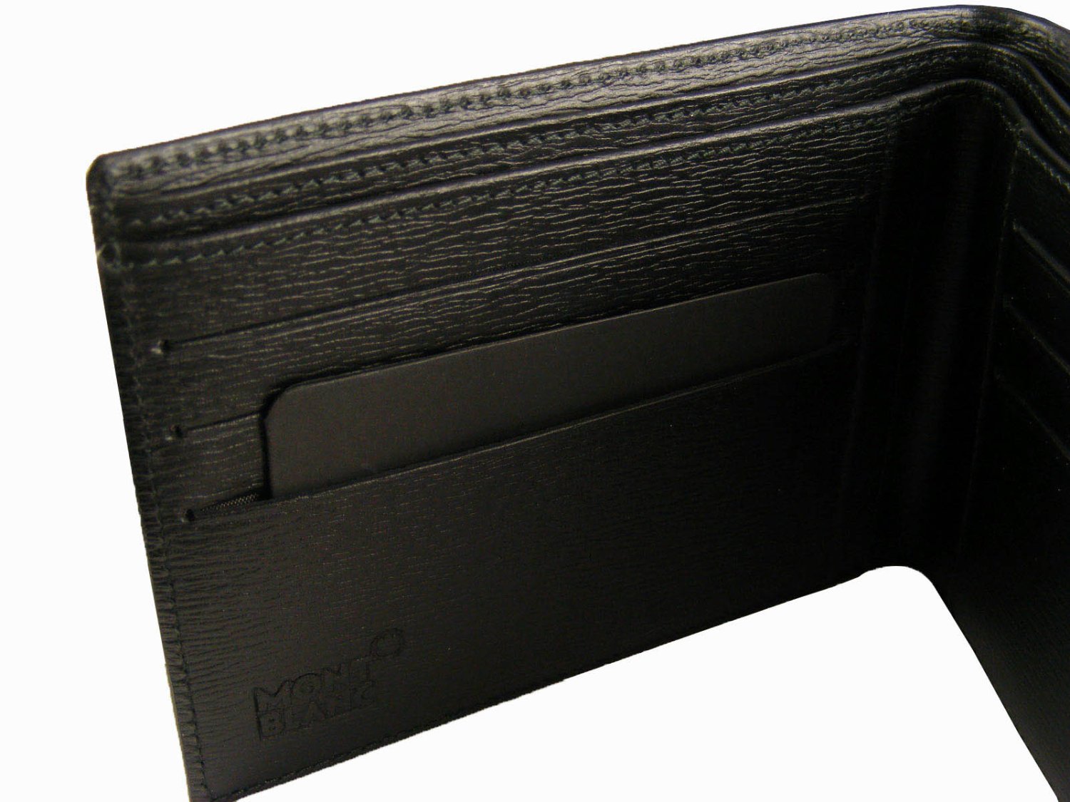 MONTBLANC horizontal wallet 4810 Westside 6cc in black leather Ref