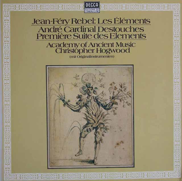 LP レコード ホグウッドのルベル&デトゥーシュ/四大元素 ☆長岡鉄男の