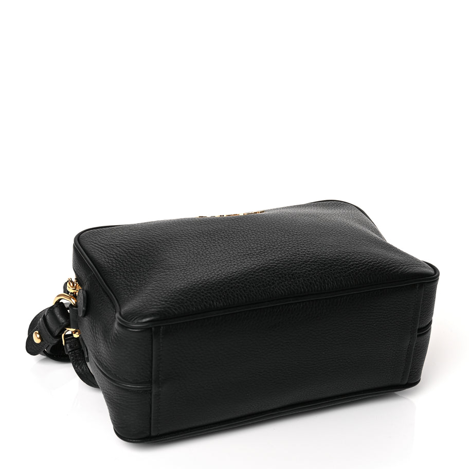 Prada Vitello Phenix Camera Bag Black | Luxe Collective