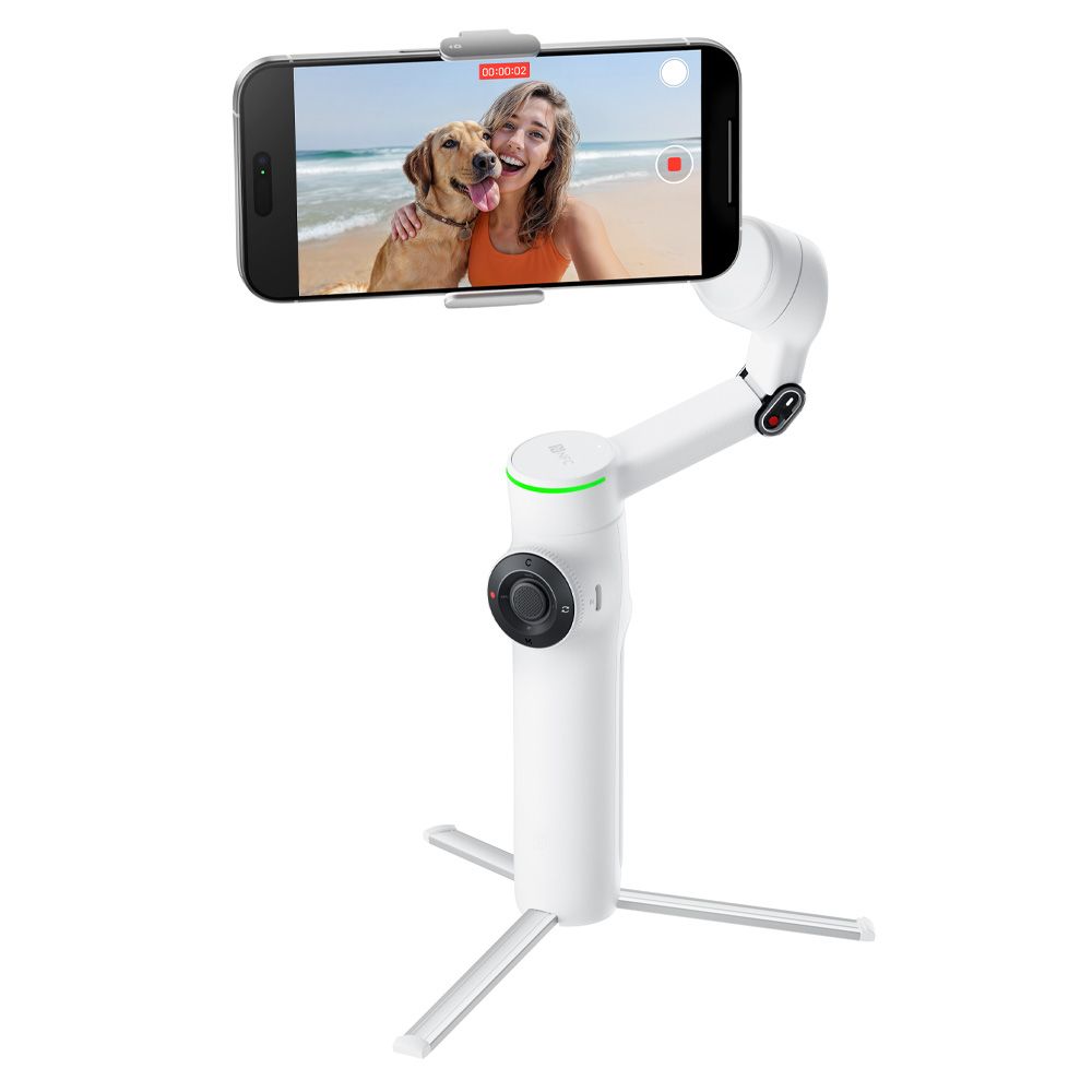 Insta360 Flow 2 Pro AI Tracking Stabiliser - White