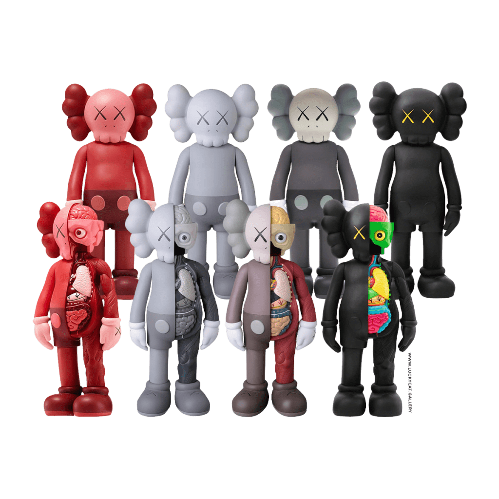 KAWS - Companion All Set of 8 - Lucky Cat Gallery