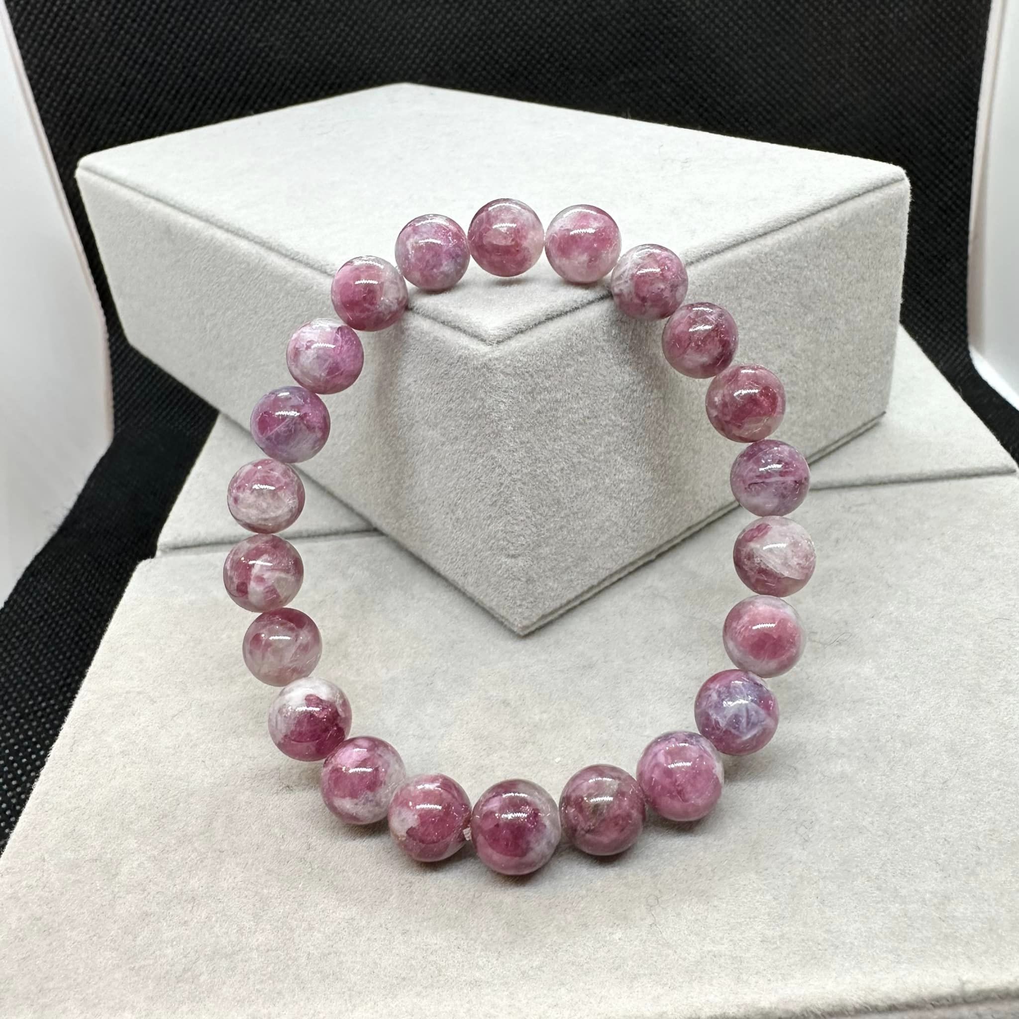 レピドライトイン ピンクトルマリン シリカ 希少 変異種 天然物 レア石