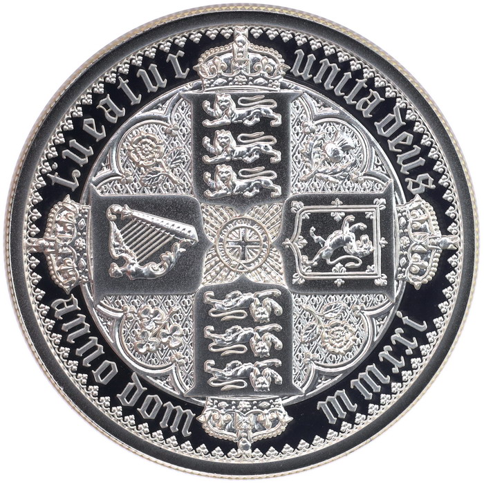 イギリス 2021年 5ポンド 2oz プルーフピエフォー純銀貨The Great