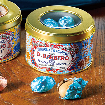 LUPICIA gourmand】バルベロ キャラメルチョコレート缶 （ブルー