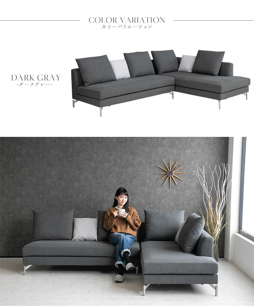 女性オーナー】GART ガルト ダークグレー 1人掛けソファ 【公式通販】