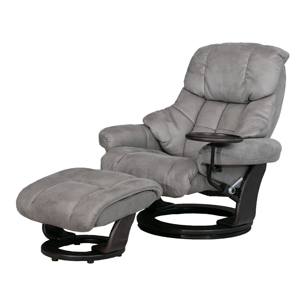 lushroom パーソナルチェア リクライニングチェア オットマン付き