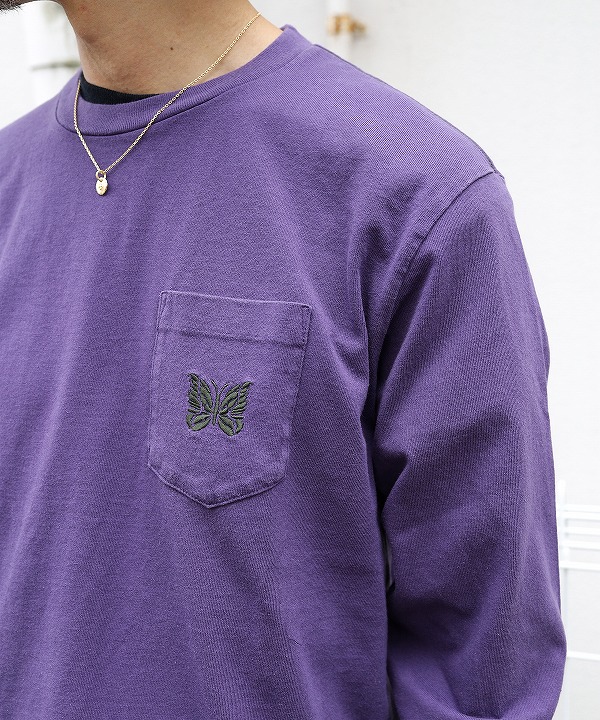 ニードルズ/Needles L/S Pocket Tee - Cotton Jersey（全3色