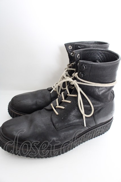 Moonage Devilment(清春) ブーツ.nil admirari コラボレザーレース