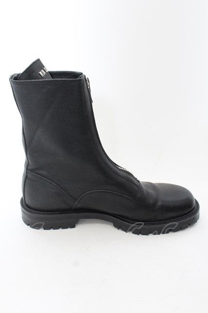 Moonage Devilment（清春） / カウレザーフロントZIPロングブーツ 41