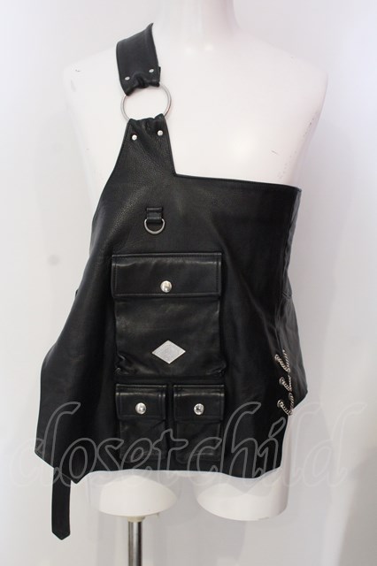 el conductor / LEATHER HALF VEST ベスト 2 ブラック O-25-04-06-011