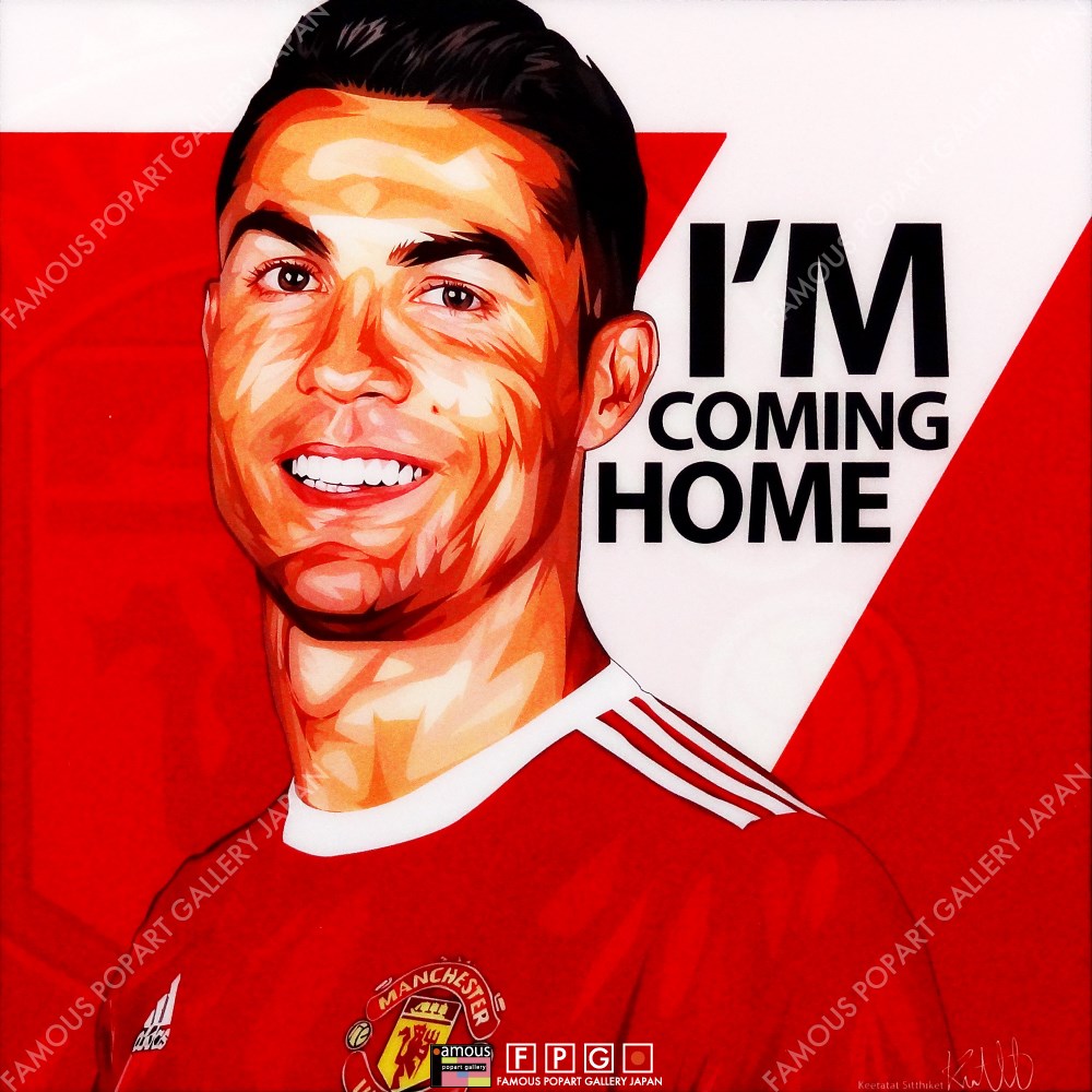 クリスティアーノ・ロナウド 美術品 アート作品 コーヒー豆