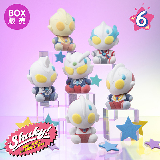 Shaky!バブルヘッドドール M78 ULTRAMAN 全6種コンプリートセット