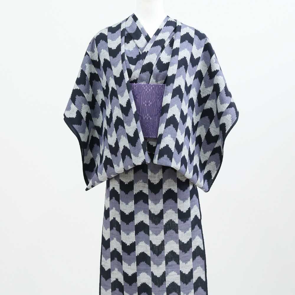 久留米絣｜坂田織物「矢羽絣」｜木綿着物 | 普段着きものもたはん