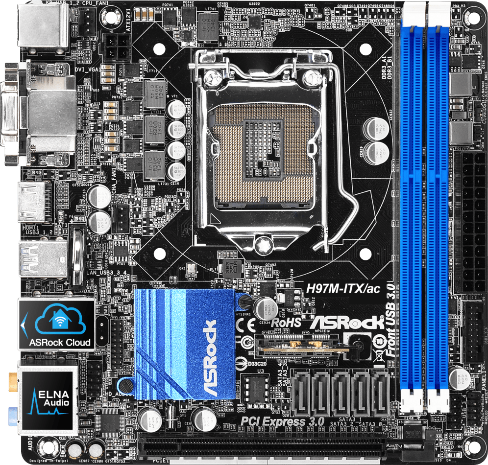 Asrock H97M-ITX/ac - Motherboard Specifications On MotherboardDB