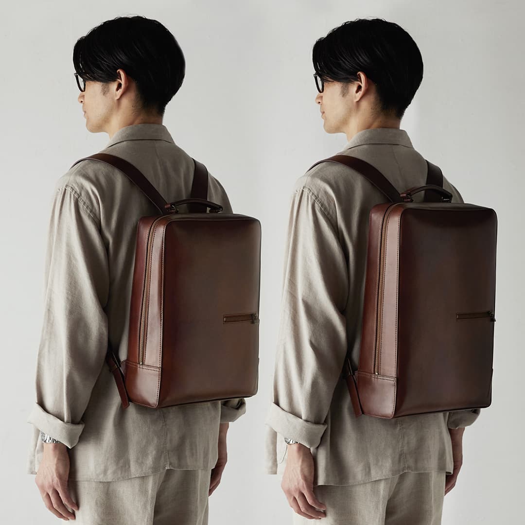 Antique Square Backpack Large／アンティーク スクエア バックパック