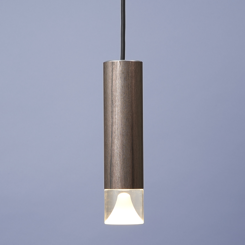 木目調アクリルカバー付円筒ペンダントライト MPN06｜ペンダントライト