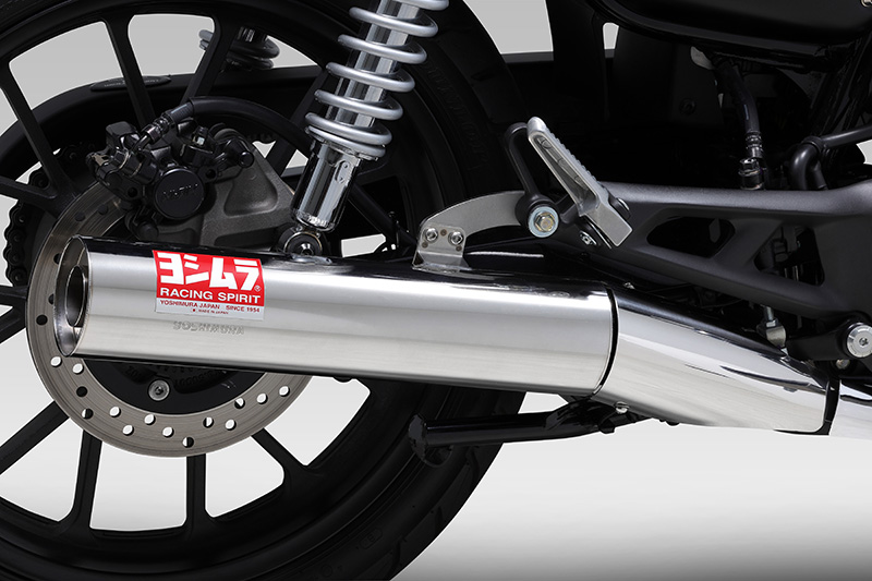 ヨシムラの新スタイル 直管×スリップオンのGB350用サイクロンが登場