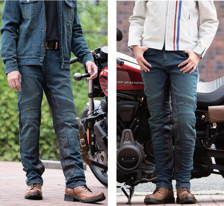 ライダーに優しい機能が満載 デグナーからヒートガード付きデニム