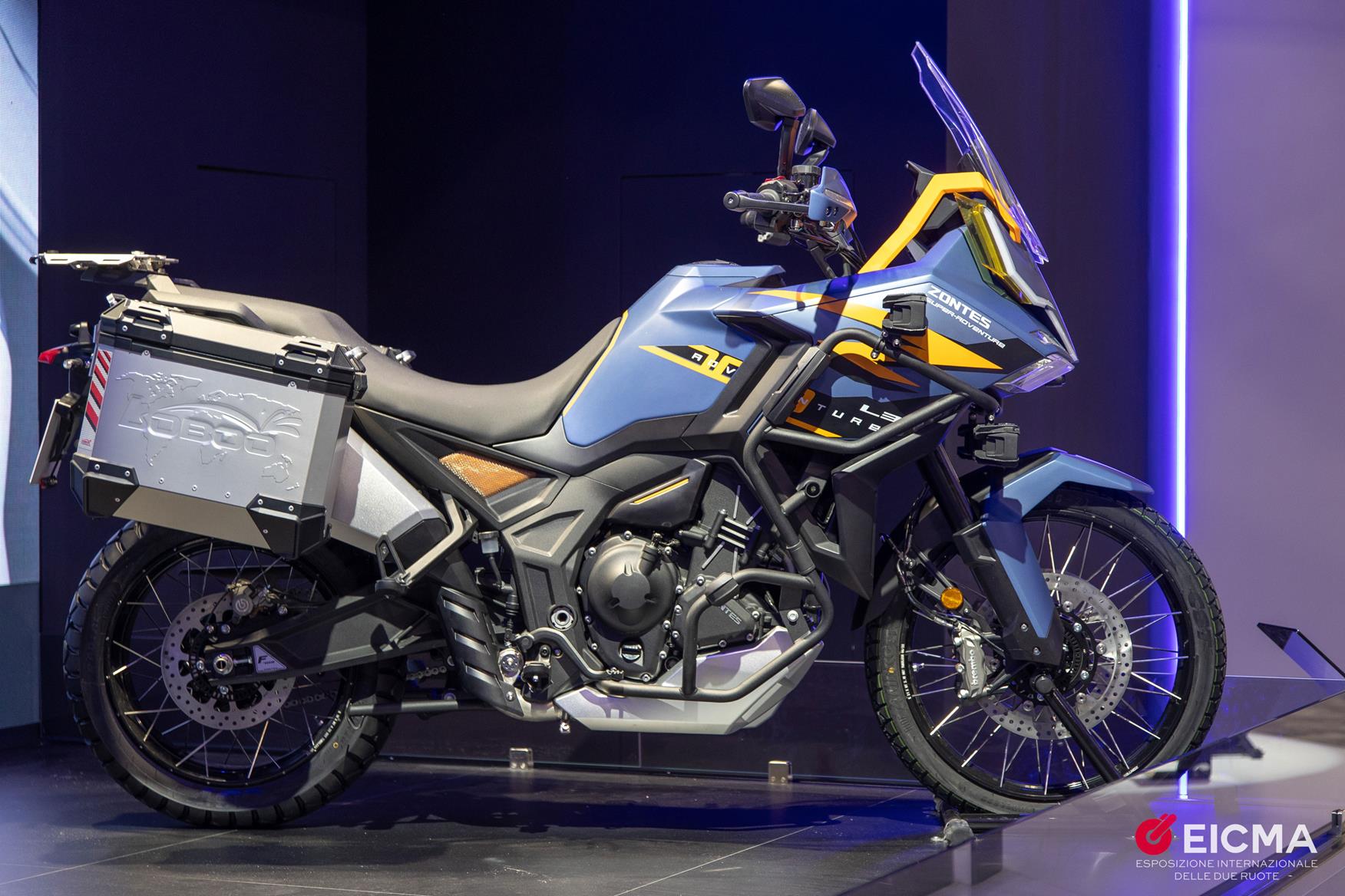 Zontes ZT-703F three-cylinder adventure bike unveiled