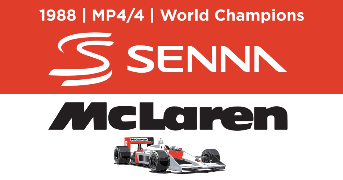 Ayrton Senna × McLaren | 新作コラボコレクション “1988 MP4/4