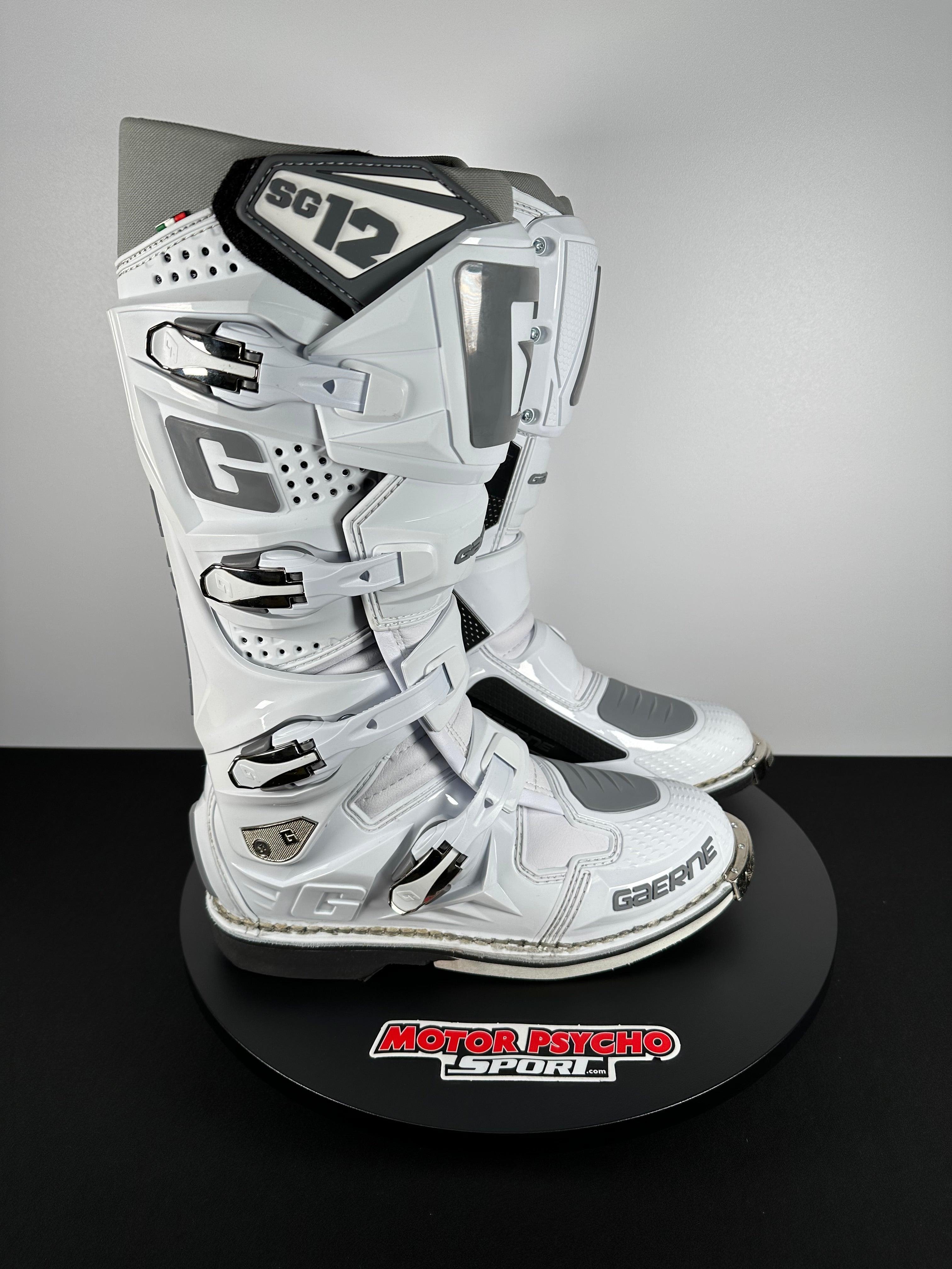 Gaerne SG-12 Boots - White – Motor Psycho Sport