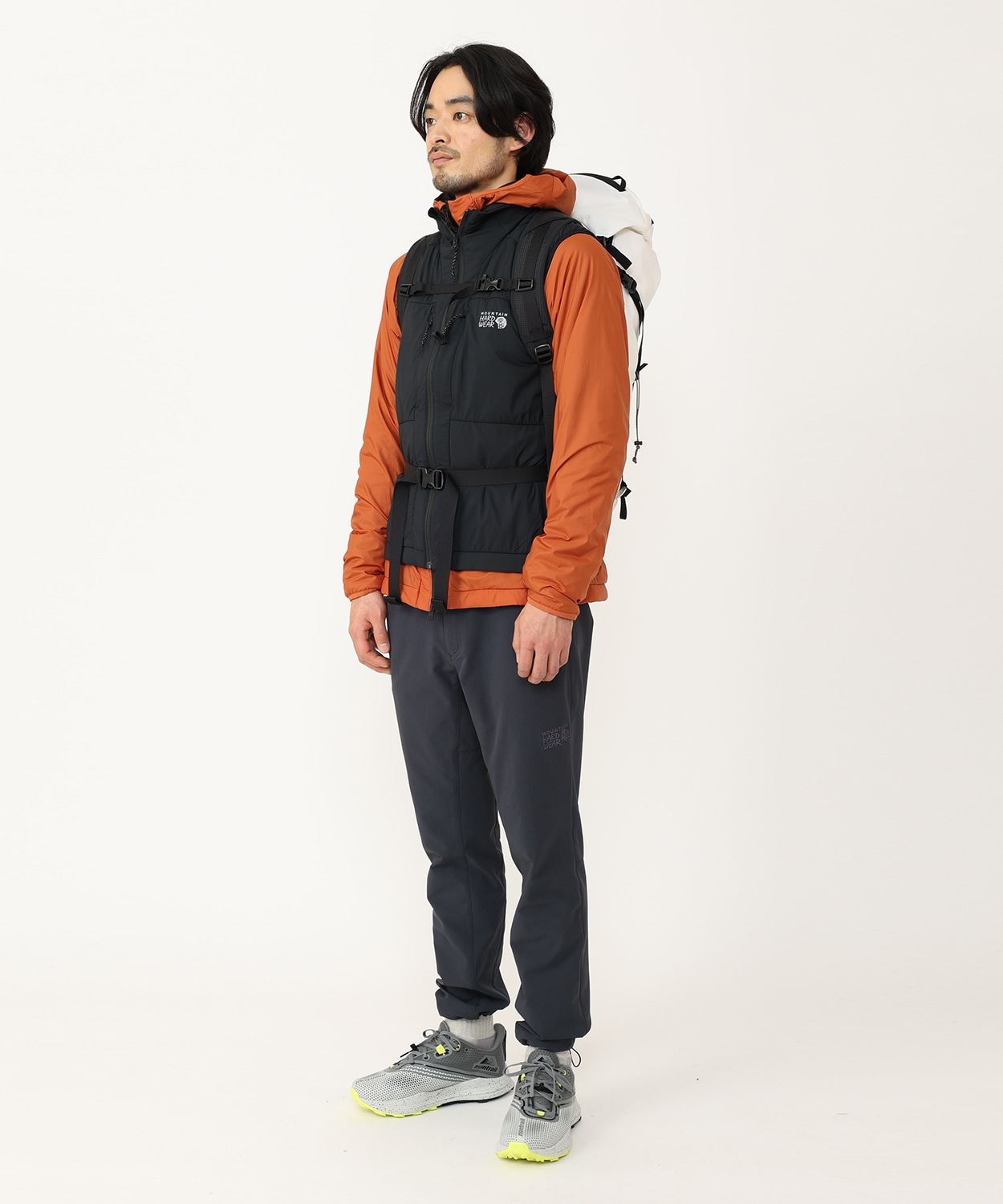 コアエアシェルウォームベスト(S Combat Green)│マウンテンハード