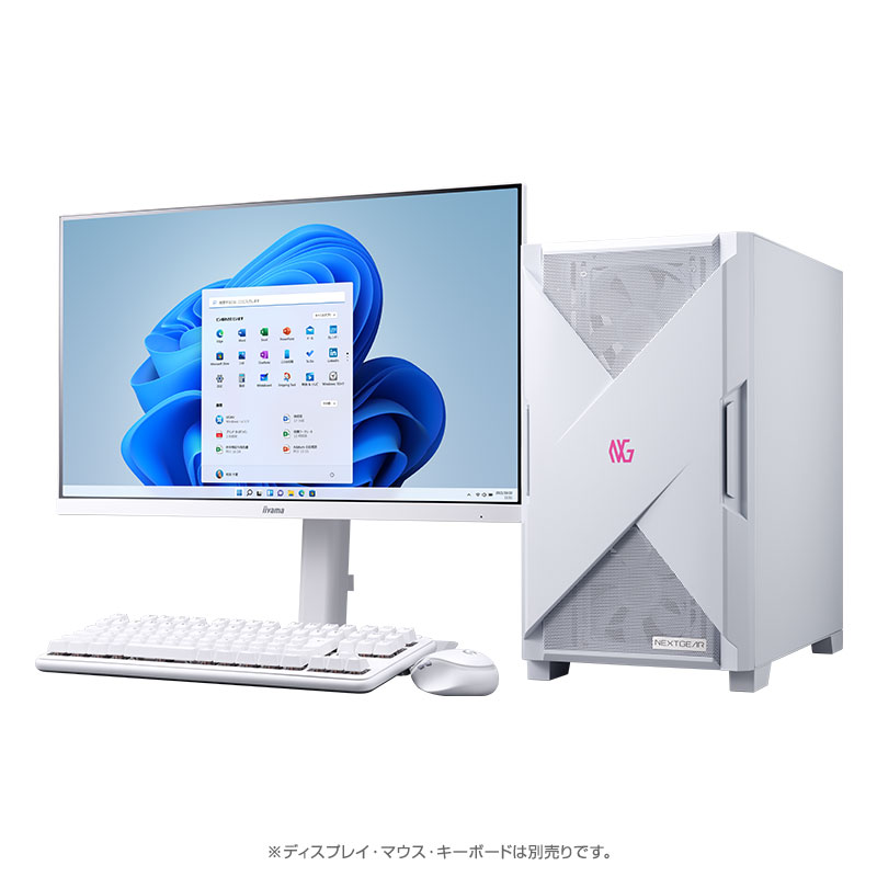 NEXTGEAR JG-A7A70(ホワイトカラーモデル)│デスクトップパソコンの