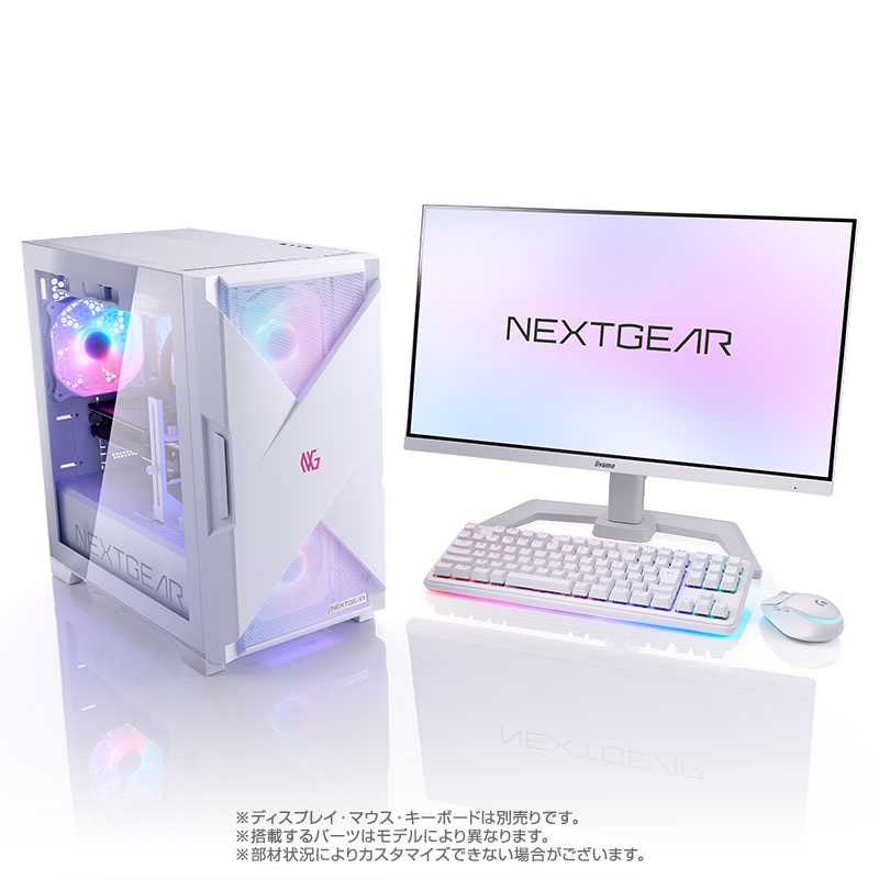 NEXTGEAR JG-A7G60(ホワイトカラーモデル)│デスクトップパソコンの