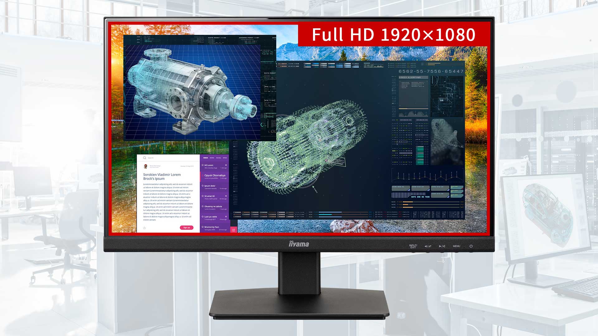 ProLite XU2293HS-4│iiyama│BTOパソコン・PC通販ショップのマウス