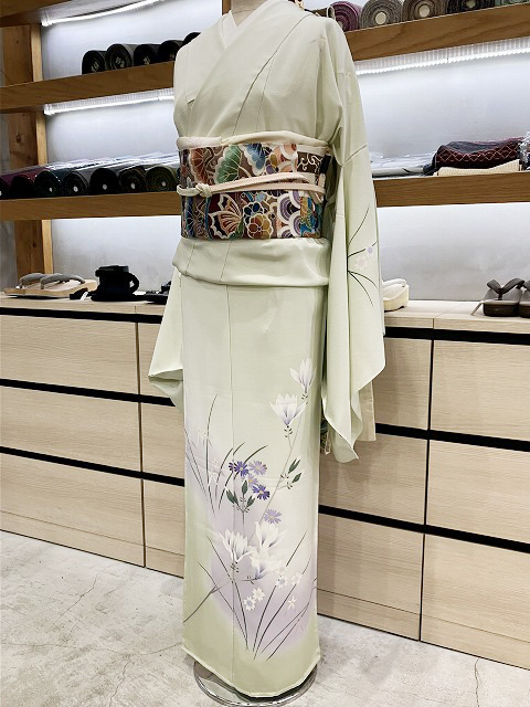 正絹本加賀友禅訪問着 本加賀友禅手描き 伝統工芸品 福岡市南区の呉服