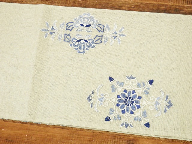 相良刺繍袋帯 夏の袋帯 単衣 フォーマル帯 訪問着 付下げ 【お仕立て