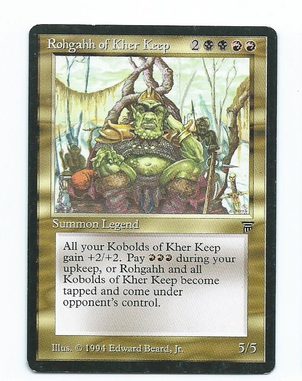 Rohgahh of Kher Keep English Legends Magic the Gathering