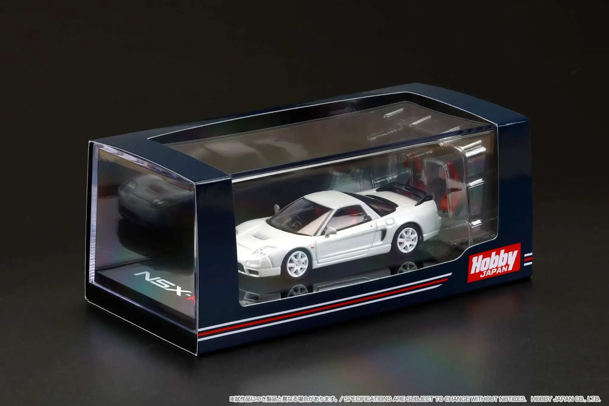 Hobby Japan 1/64 Honda NSX-R (NA2) with Genuine Seats Display