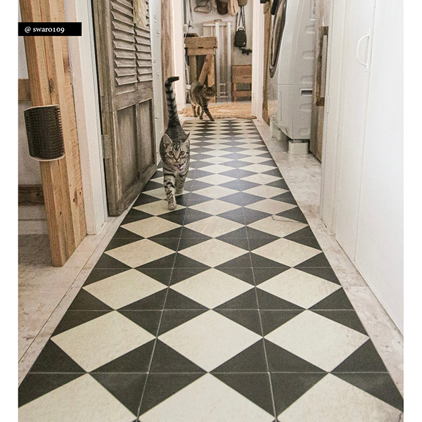 Beija Flor ベイジャフロール フロアマット Chess Modu 80x200cm