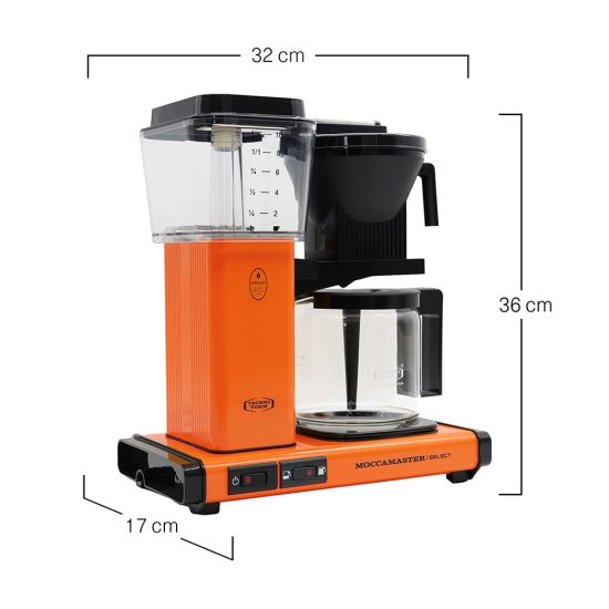 The Moccamaster KBG Select Orange