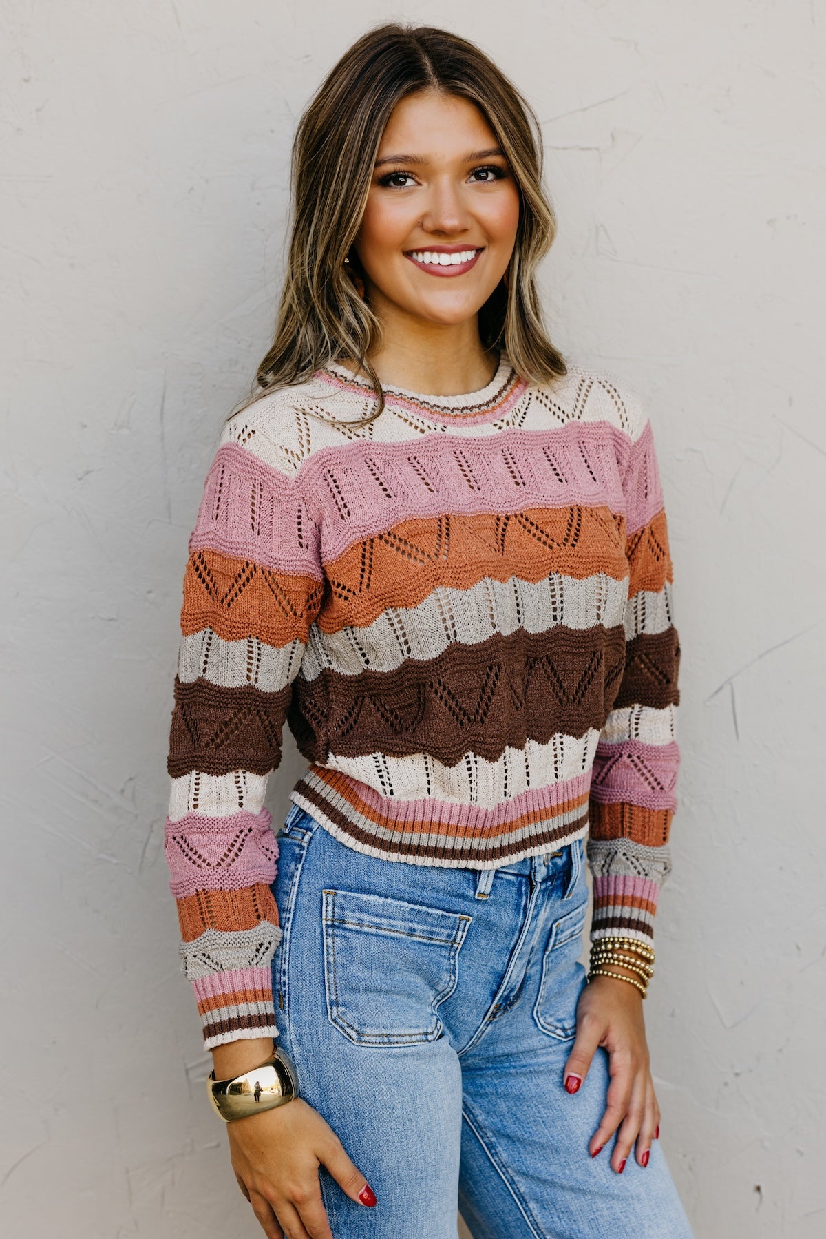 The Nova Wavy Striped Sweater | MOD Boutique