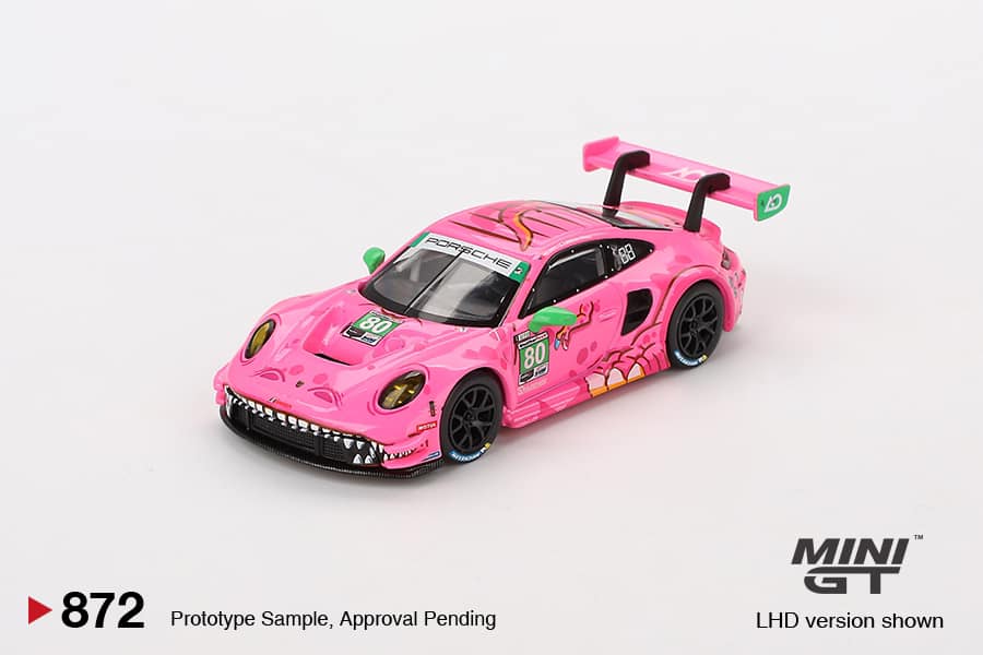 MINI GT 1:64 Porsche 911 GT3 R #80 AO Racing 2023 IMSA VIRgina