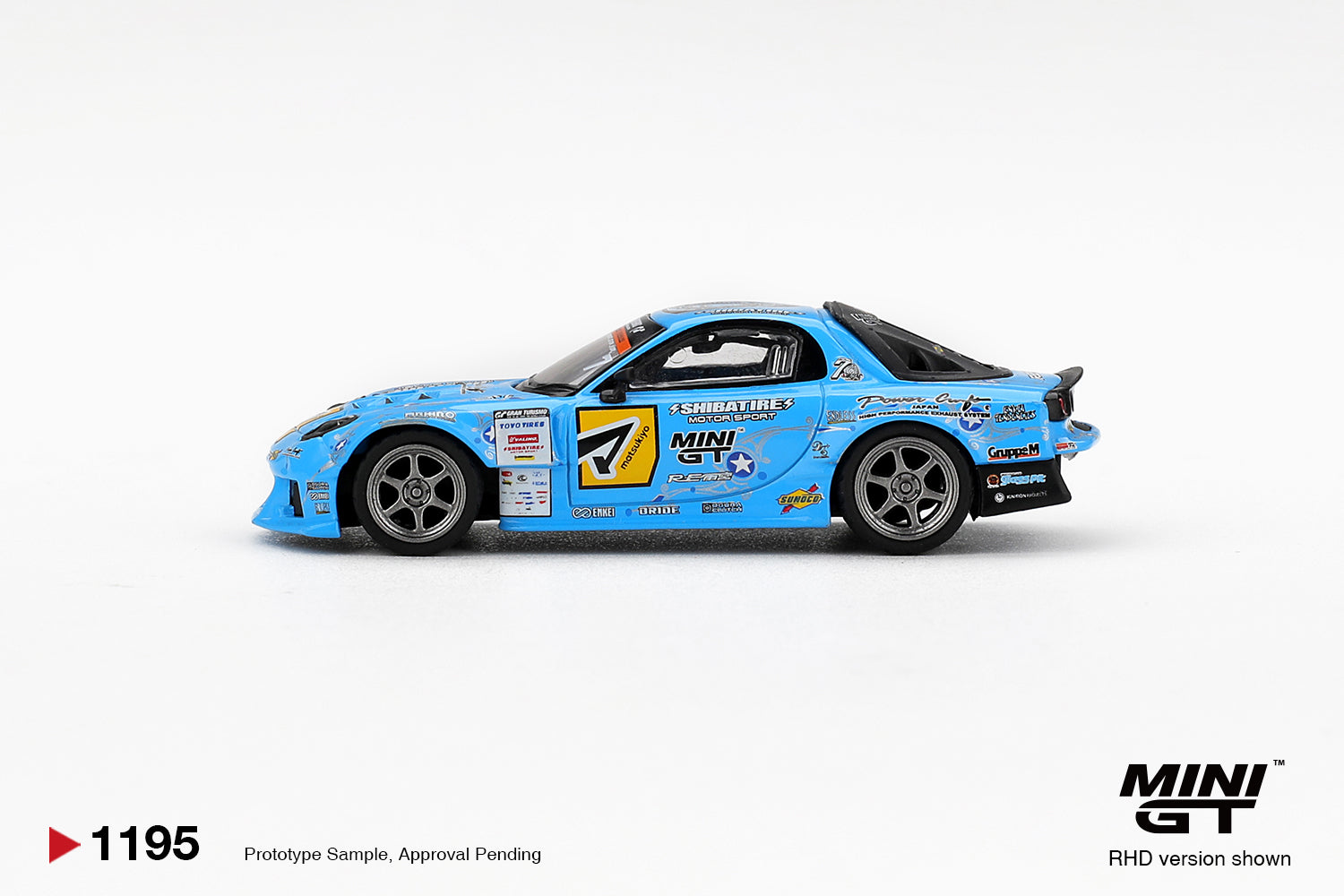 PREORDER* MINIGT 1:64 Mazda RX-7 RE-Amemiya 2025 D1GP in Blue
