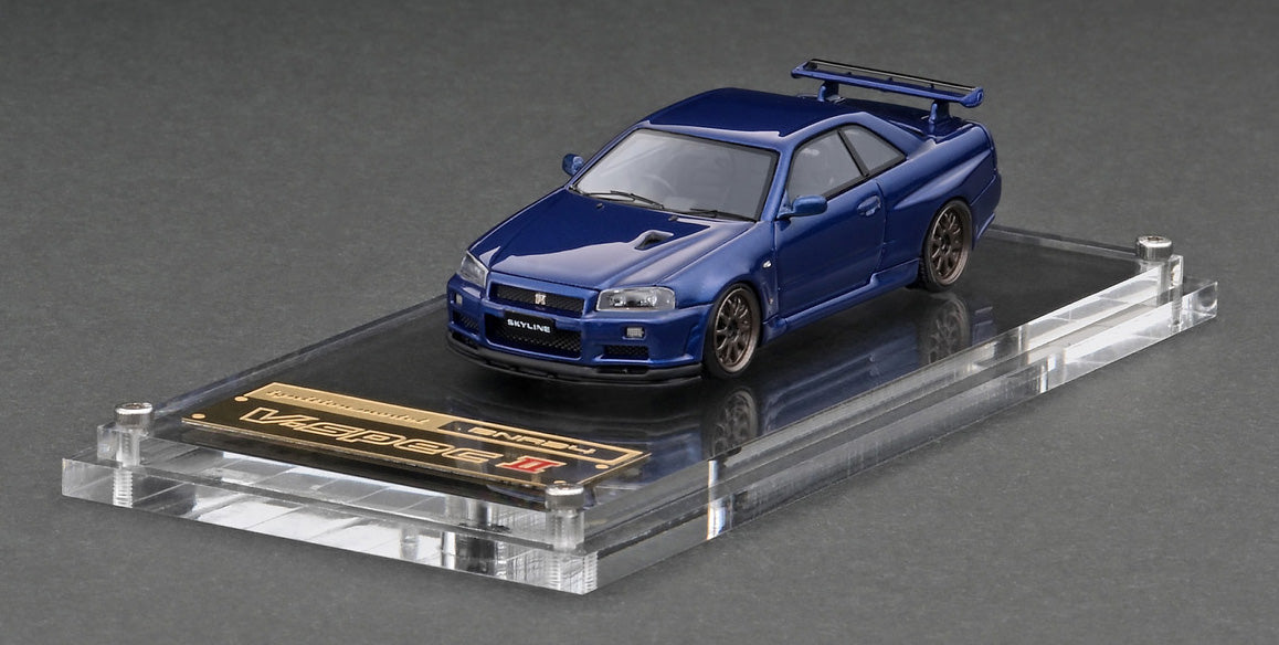 Ignition Model 1:64 Nissan Skyline GT-R (R34) V Spec II in Bayside