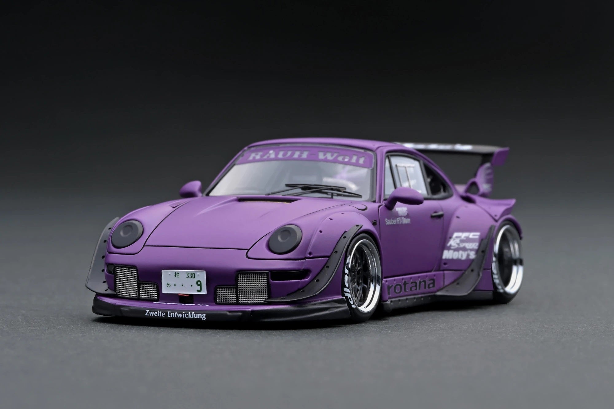 Ignition Model 1:43 Porsche RWB 993 Matte Purple – Model Cars Houston