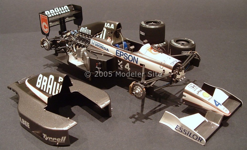 Detailing the Tamiya Tyrrell - Honda 020 1/20 scale - 1/20 Scale