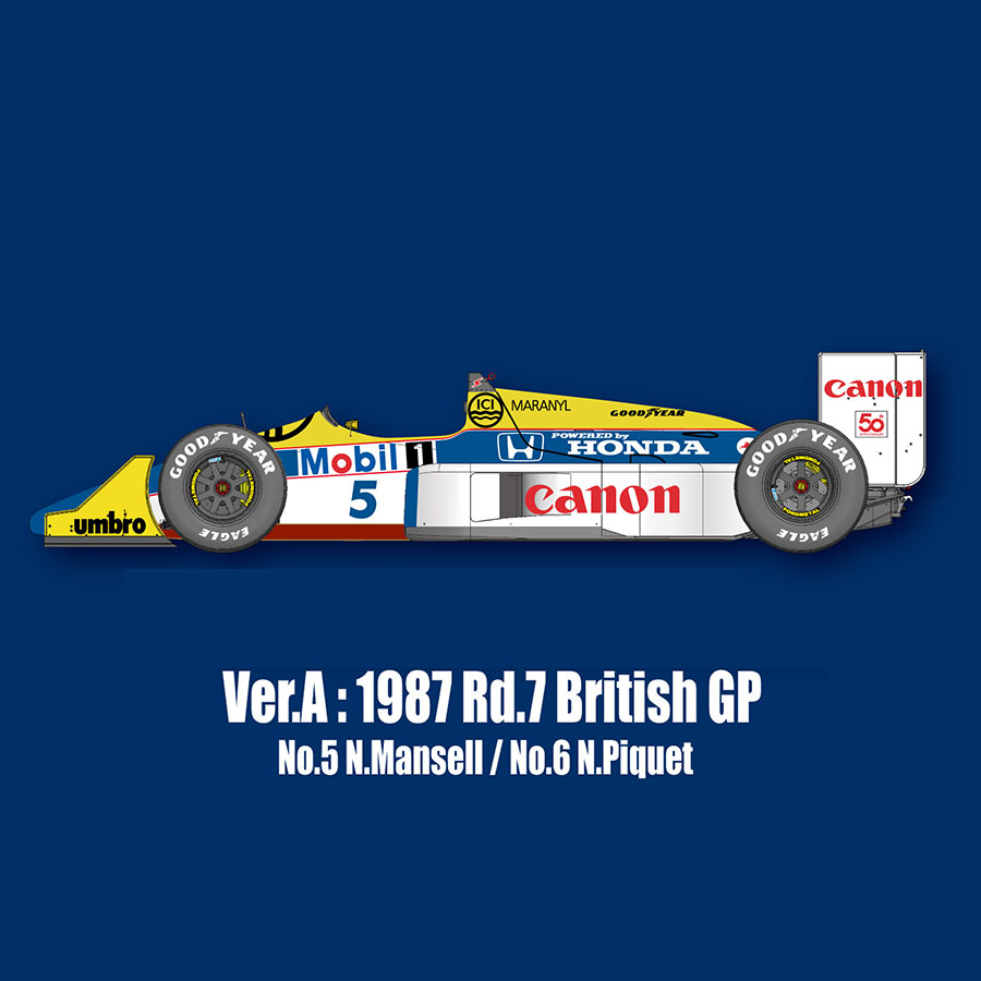 1/12scale Fulldetail Kit : Williams FW11B